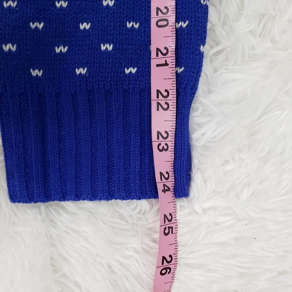 POL blue winter holiday sweater size large - Picture 11 of 12